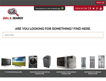 Tablet Screenshot of dialandsearch.com